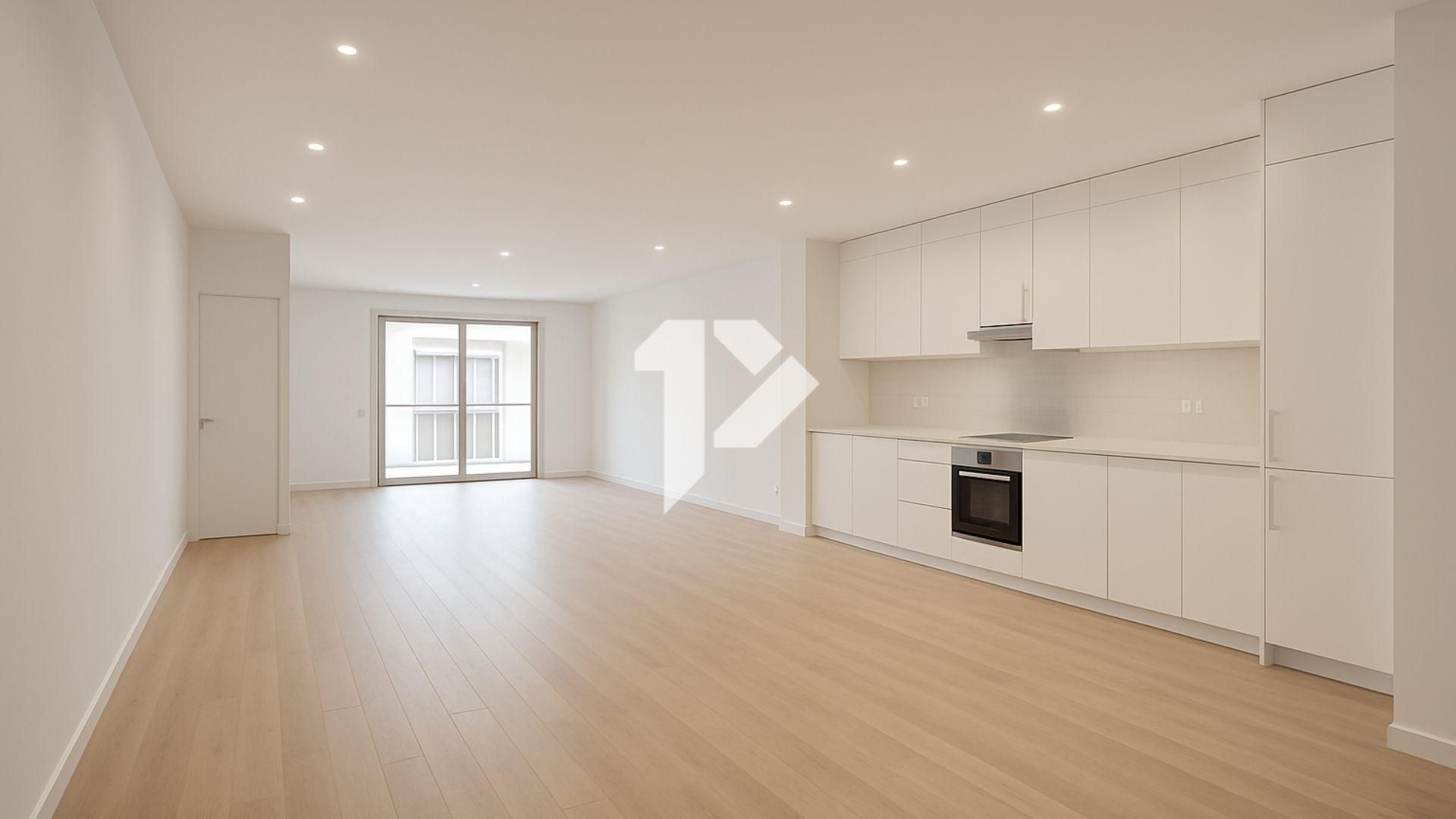 Sala d'estar de Apartament en venda en  Barcelona Capital amb Parquet