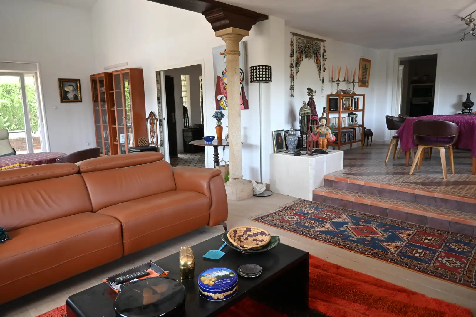 Sala d'estar de Casa o xalet en venda en Las Gabias amb Jardí privat, Terrassa i Traster