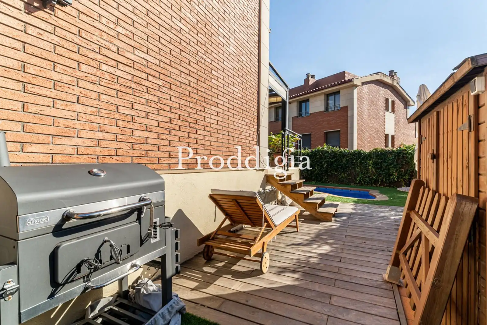 Terrace of Detached homes for sale in Sant Cugat del Vallès  with Air Conditioner, Heating and Private garden