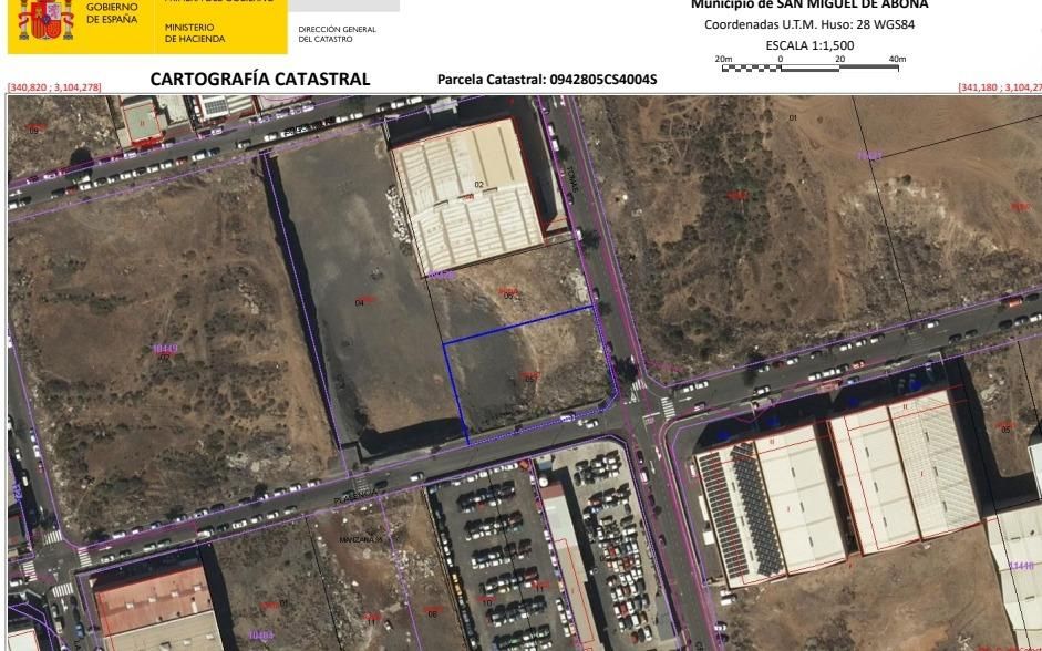 Vista exterior de Terreno industrial en venta en San Miguel de Abona