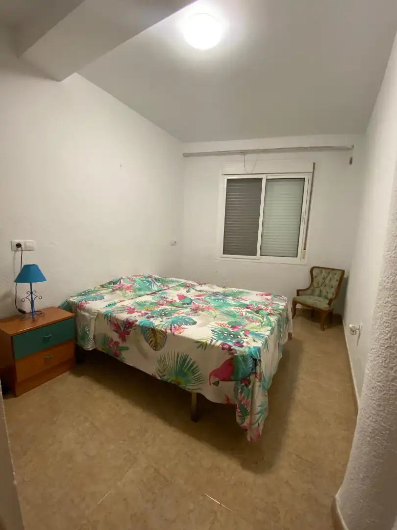 Bedroom of Flat for rent in Roquetas de Mar  with Air Conditioner, Heating and Private garden