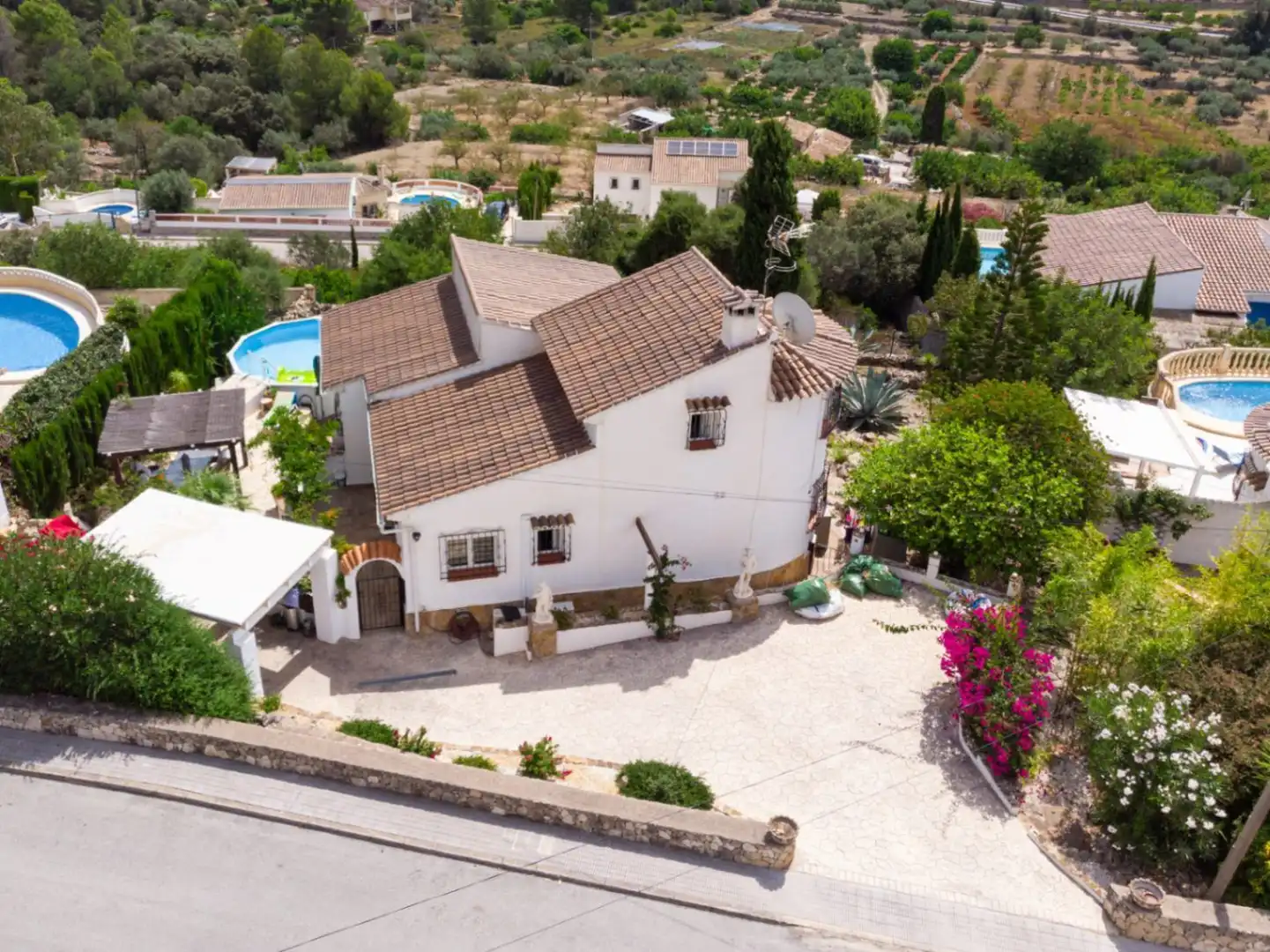 Vista exterior de Casa o chalet en venta en Alcalalí con Aire acondicionado, Calefacción y Terraza