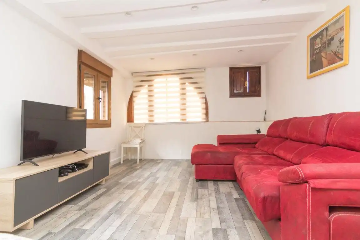Living room of Houses for sale in Sant Cugat del Vallès  with Air Conditioner, Heating and Private garden