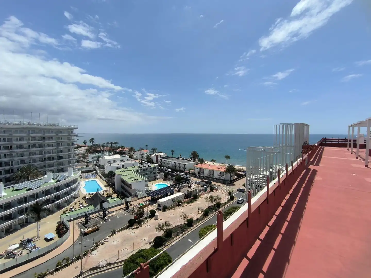 Außenansicht von Wohnung zur Miete in San Bartolomé de Tirajana mit Terrasse, Möbliert und Balkon
