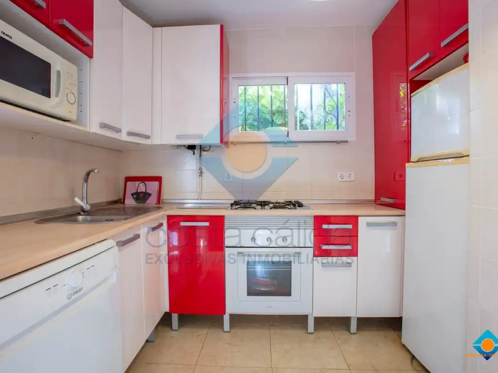 Cocina de Casa o chalet en venta en Mazarrón con Jardín privado, Terraza y Amueblado
