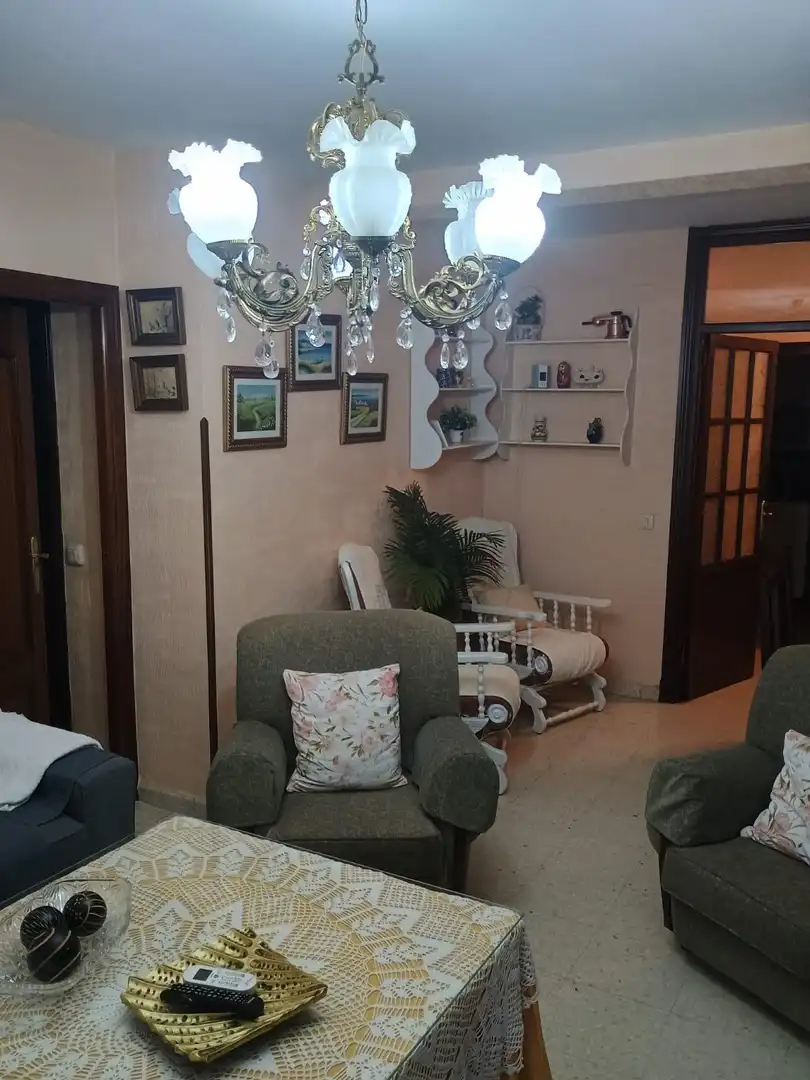 Sala d'estar de Pis en venda en Mairena del Aljarafe amb Jardí privat, Terrassa i Balcó