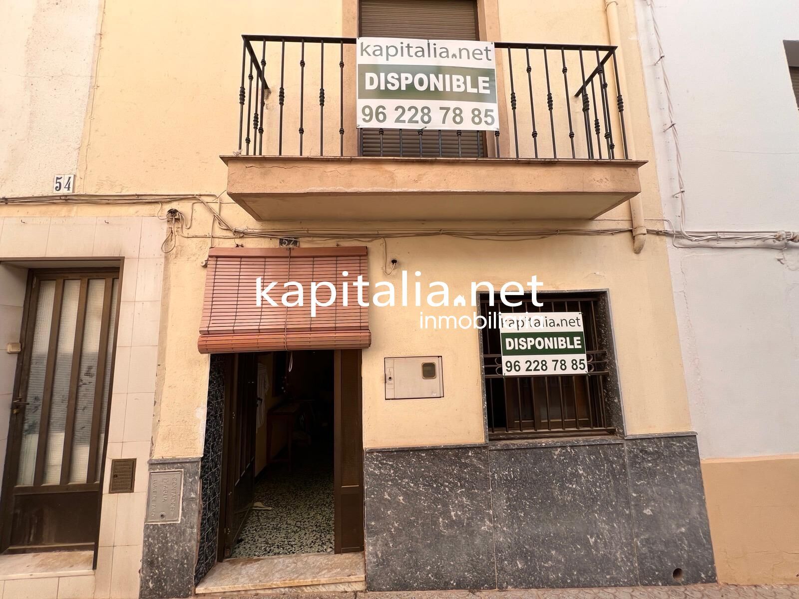 Vista exterior de Casa o xalet en venda en Vallada amb Jardí privat, Terrassa i Traster