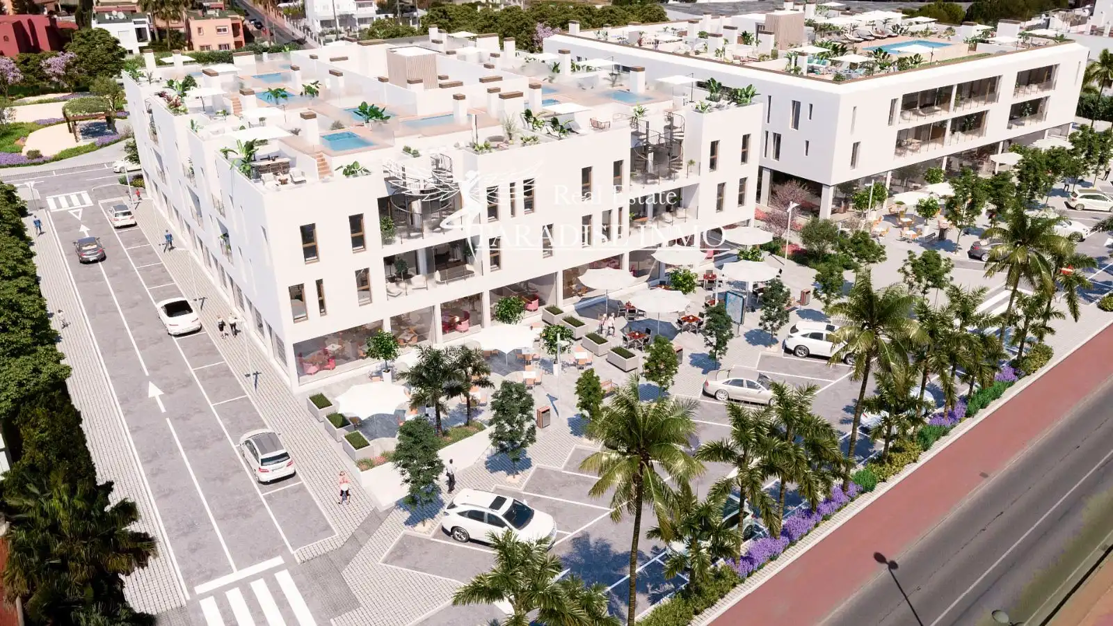 Vista exterior de Pis en venda en Santa Eulària des Riu amb Aire condicionat, Calefacció i Terrassa