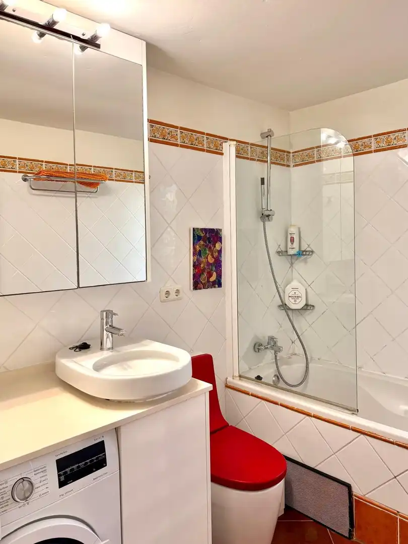 Baño de Finca rústica en venta en Murcia con Aire acondicionado, Jardín privado y Terraza