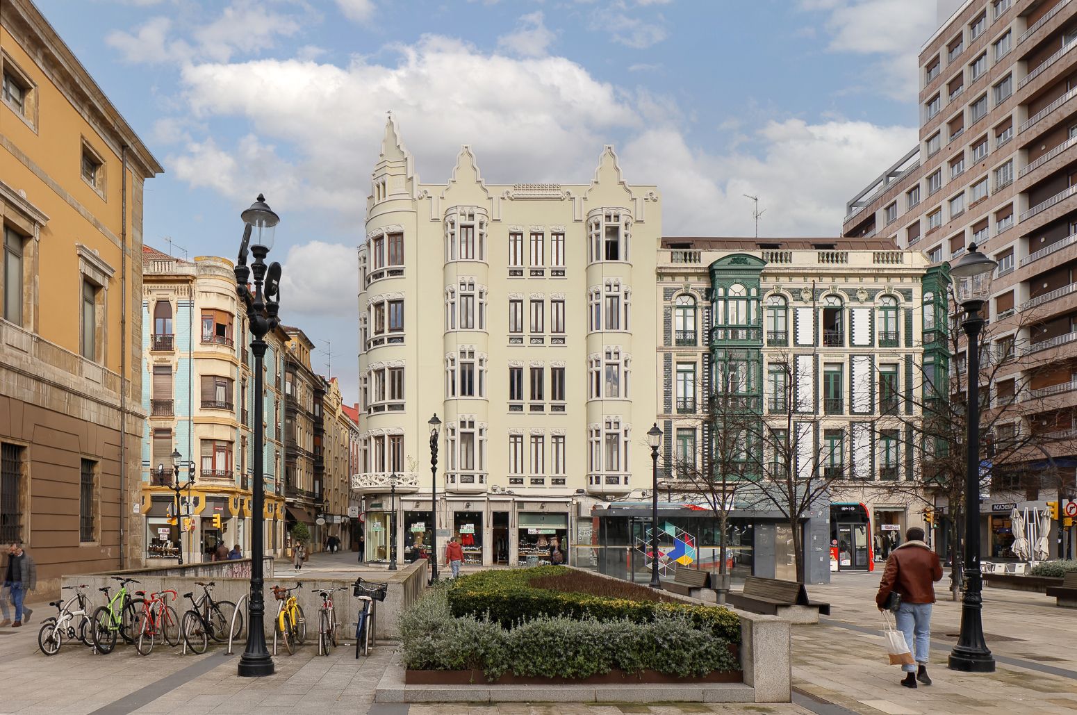 Exterior view of Flat for sale in Gijón   with Heating and Parquet flooring