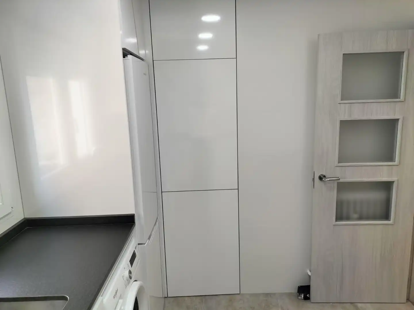 Cocina de Piso de alquiler en Palencia con Calefacción y Parquet