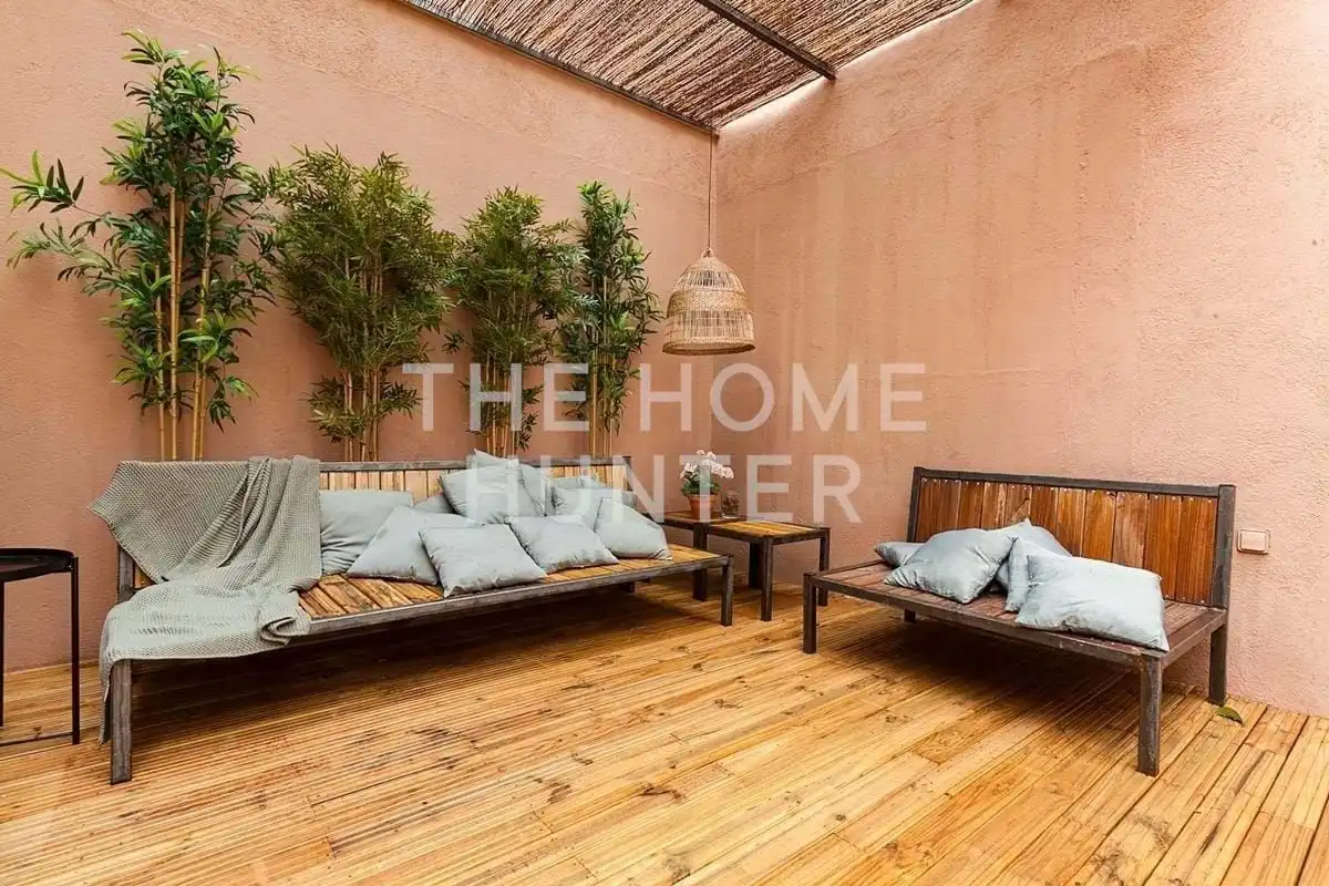 Terrasse von Wohnung zum Verkauf in Barcelona mit Heizung, Privatgarten und Terrasse