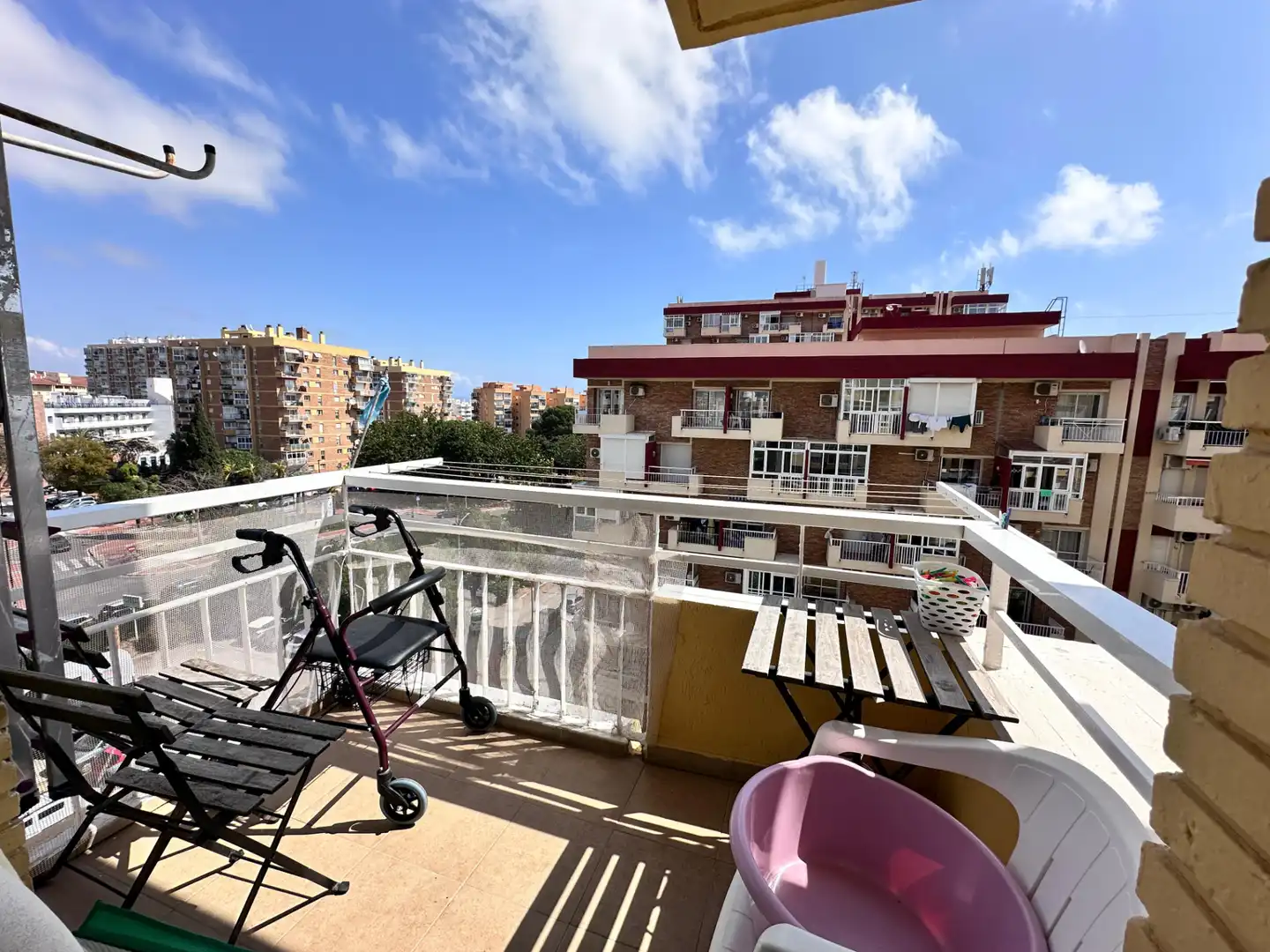 Terraza de Apartamento en venta en Benalmádena con Aire acondicionado, Terraza y Amueblado