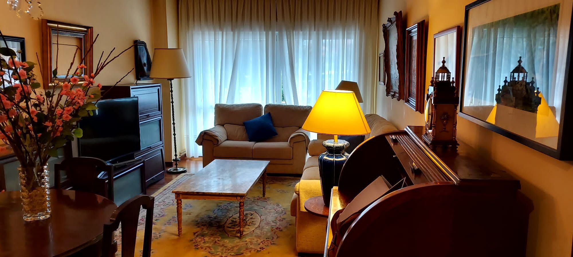 Living room of Flat for sale in Getxo   with Terrace, Furnished and Washing machine