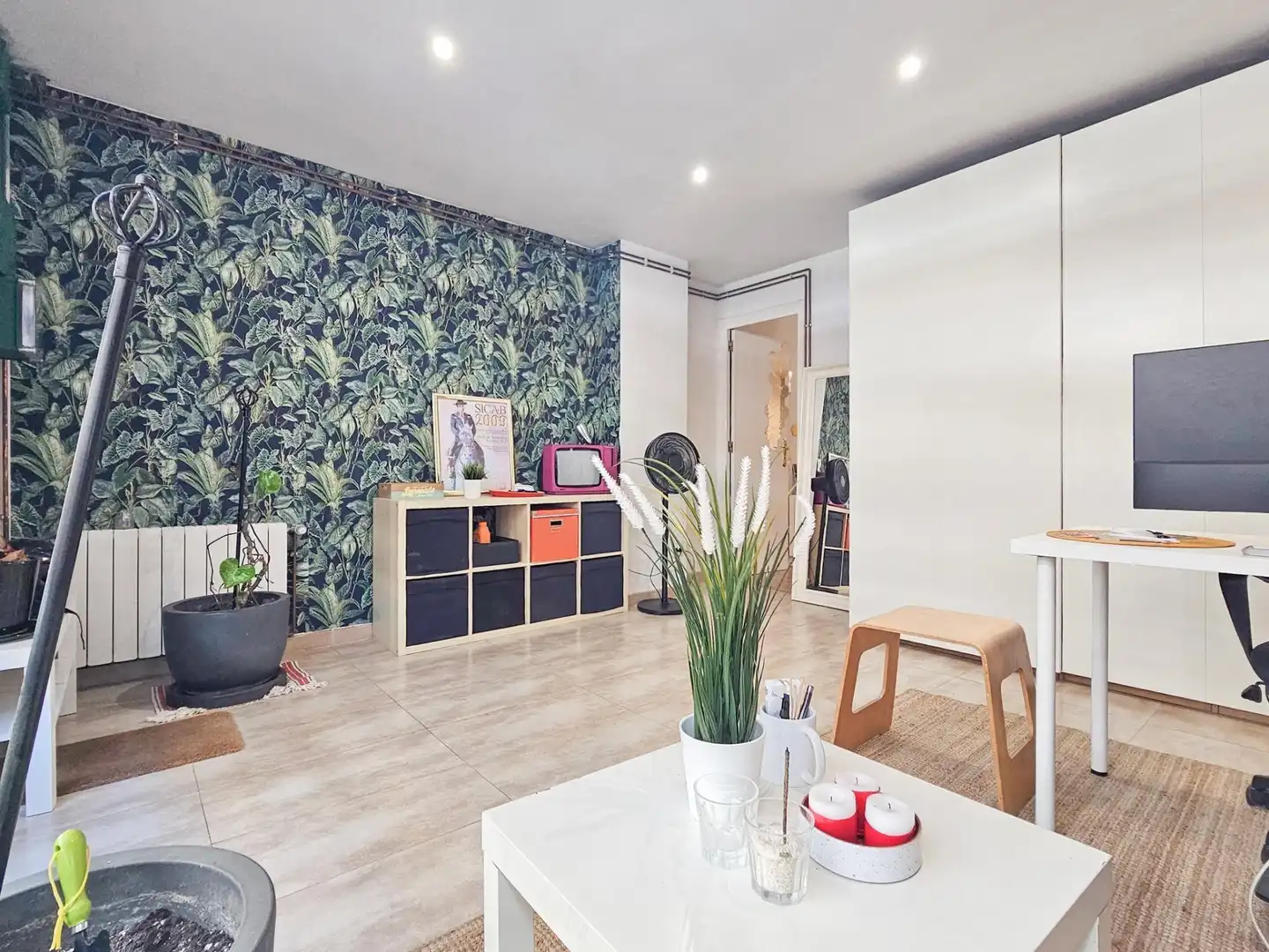 Sala de estar de Planta baja en venta en Barcelona con Calefacción