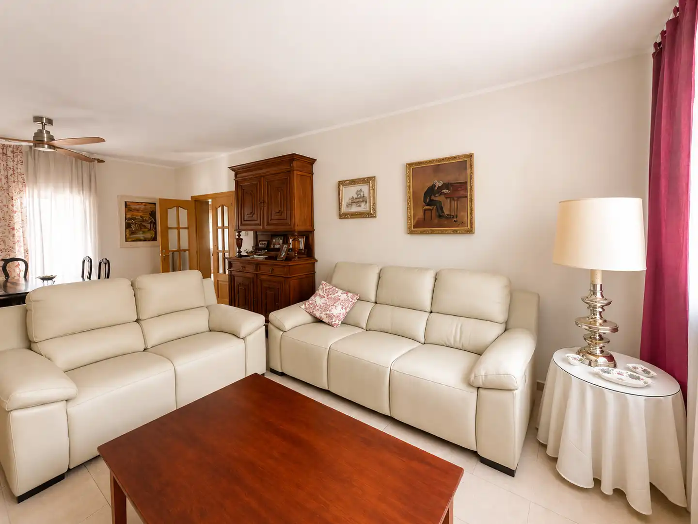 Living room of Houses for rent in Hoyo de Manzanares  with Private garden, Swimming Pool and Furnished