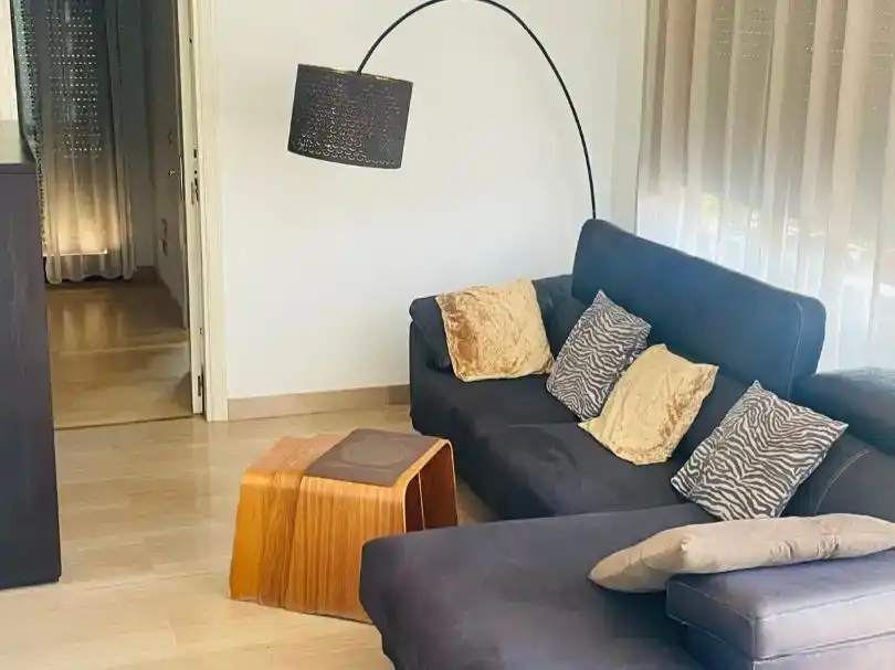 Sala de estar de Ático de alquiler en  Madrid Capital con Aire acondicionado y Piscina