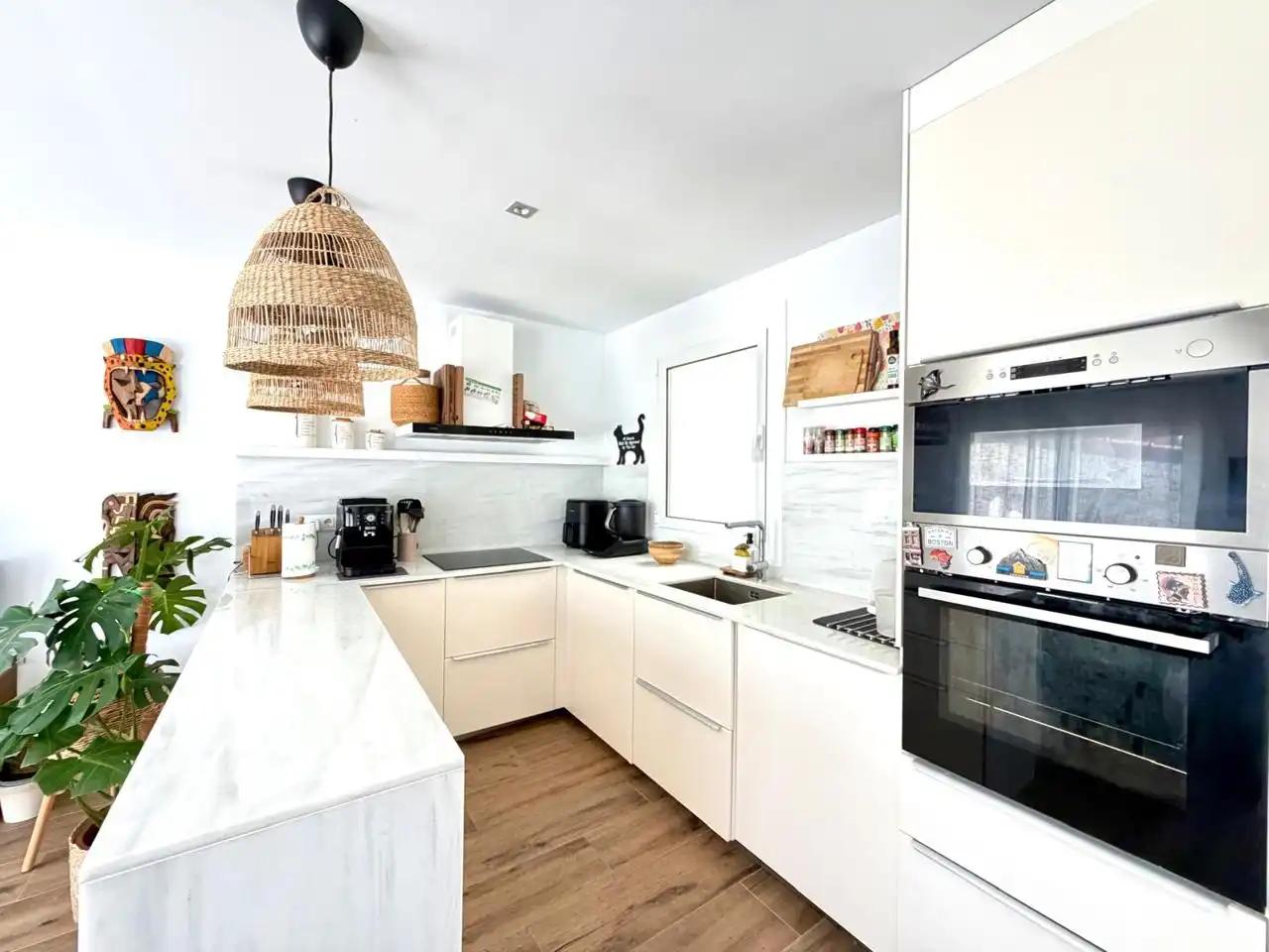 Kitchen of Flat for sale in Arenys de Mar  with Air Conditioner and Furnished