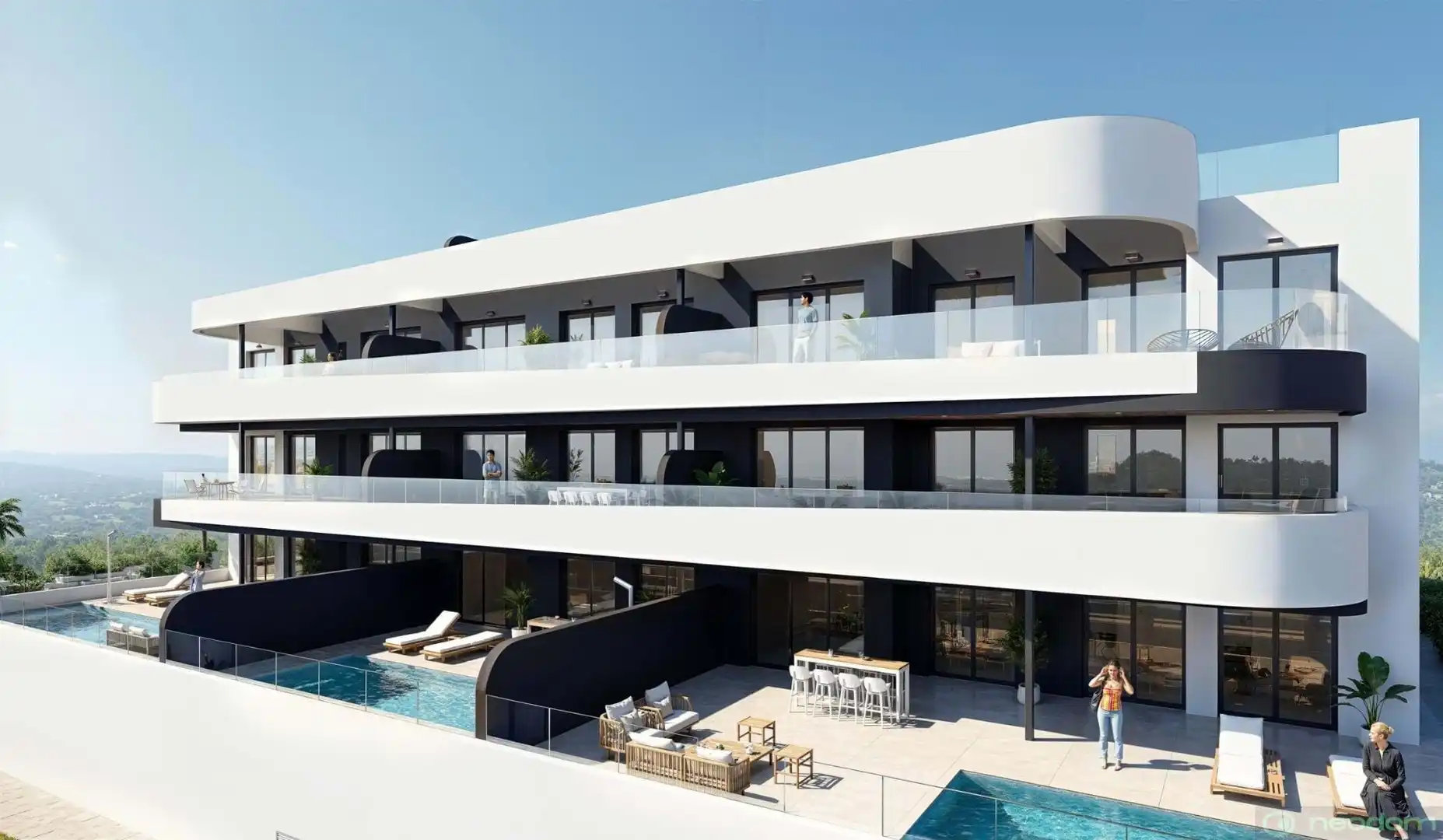 Attique avec piscine à vendre à Las Lomas de Rame - Bahía Bella, imagen 4