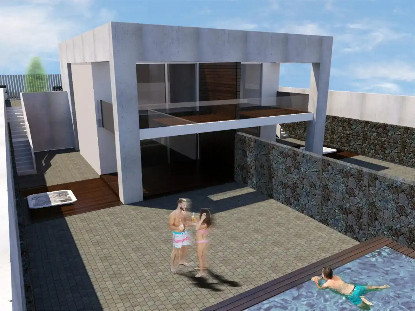 Maisonette zum Verkauf in La Oliva mit Klimaanlage und Schwimmbad