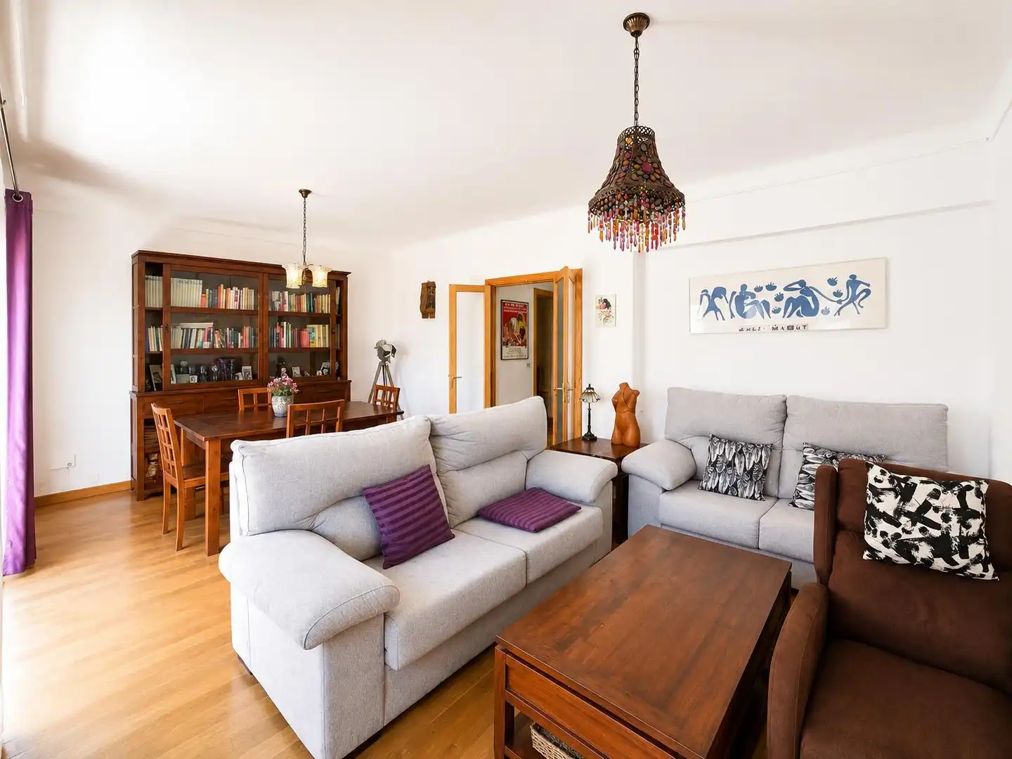 Sala d'estar de Pis en venda en  Palma de Mallorca amb Aire condicionat, Calefacció i Moblat