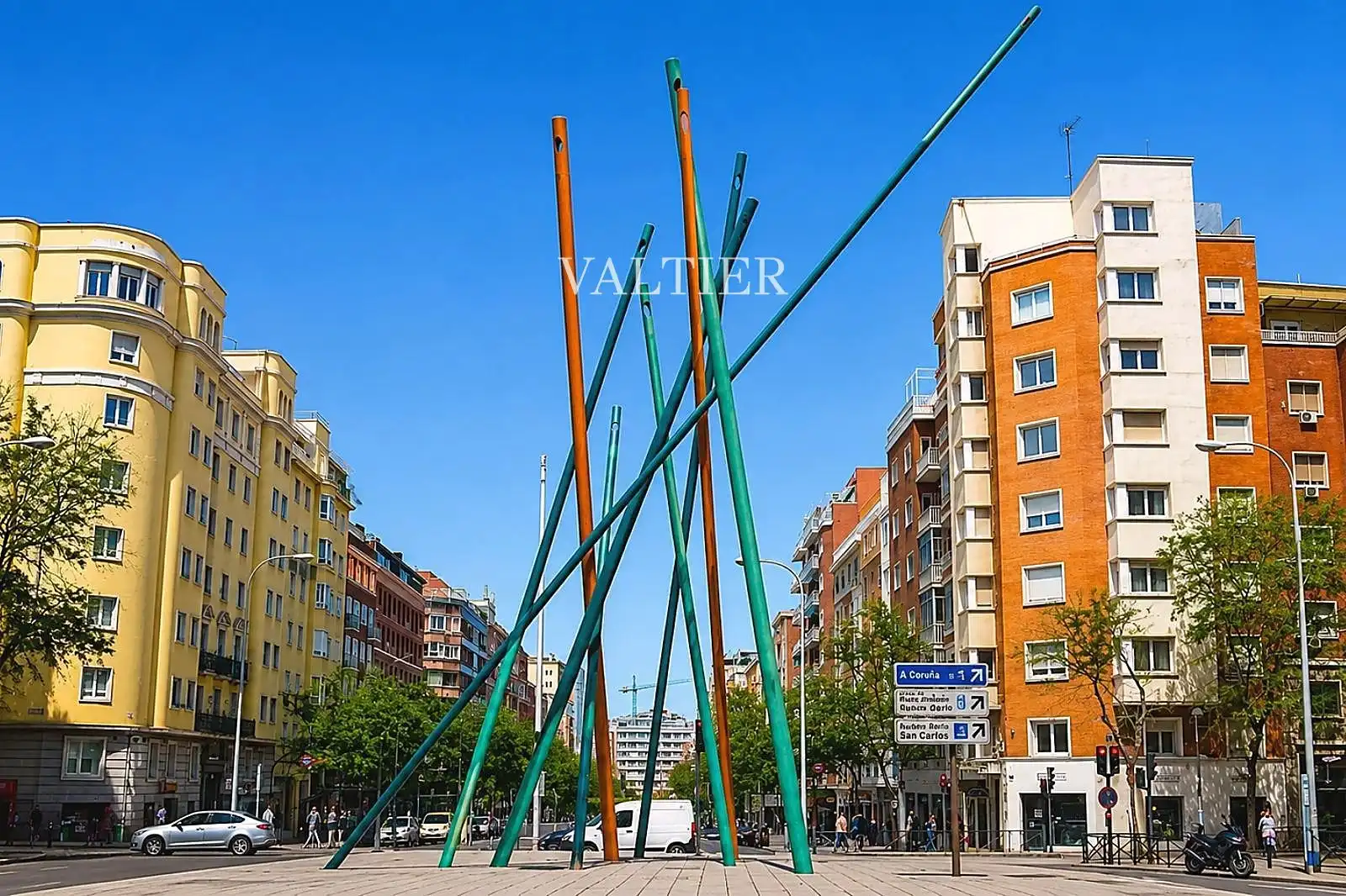 Vista exterior de Piso de alquiler en Madrid con Aire acondicionado y Amueblado
