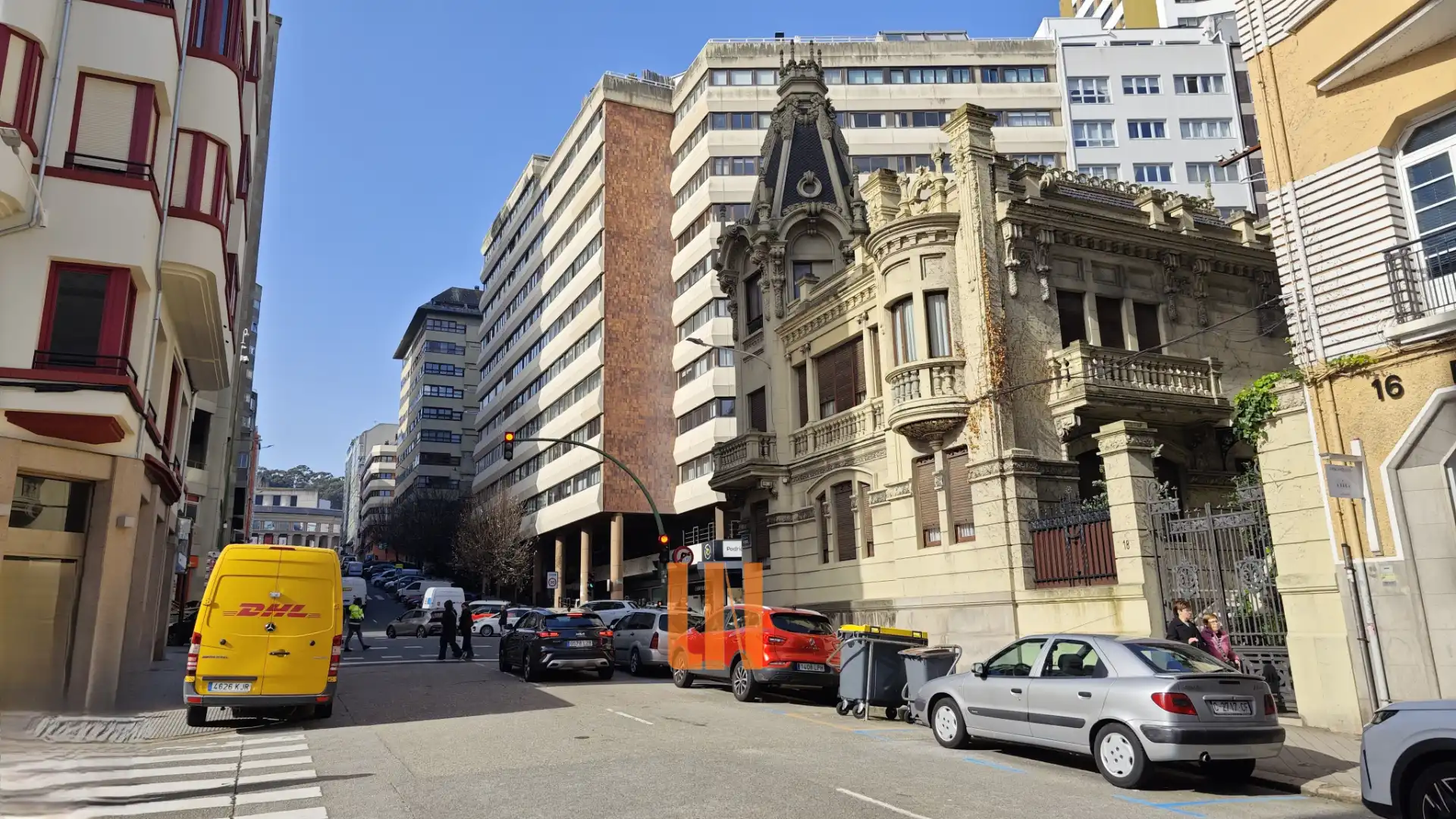 Exterior view of Flat for sale in A Coruña Capital   with Heating, Balcony and Internet