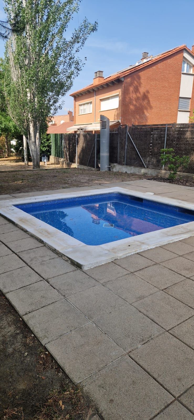 Swimming pool of Single-family semi-detached for sale in Viladecavalls  with Air Conditioner, Heating and Community pool