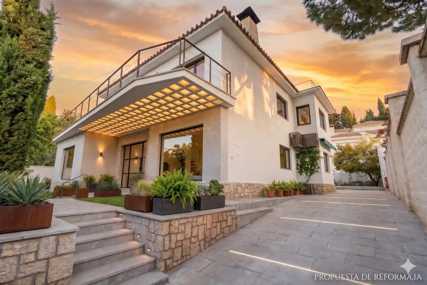 Vista exterior de Casa o chalet en venta en Málaga con Aire acondicionado, Jardín privado y Terraza