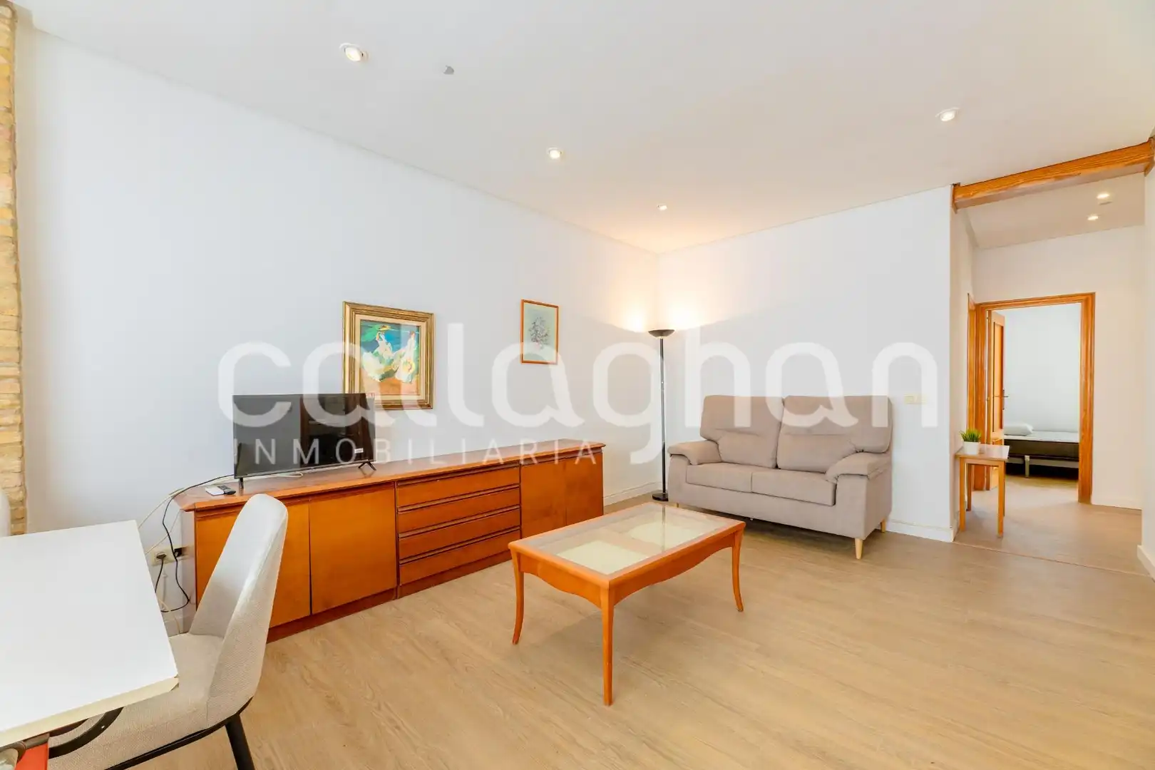 Wohnzimmer von Wohnung zur Miete in Valencia mit Klimaanlage, Abstellraum und Möbliert