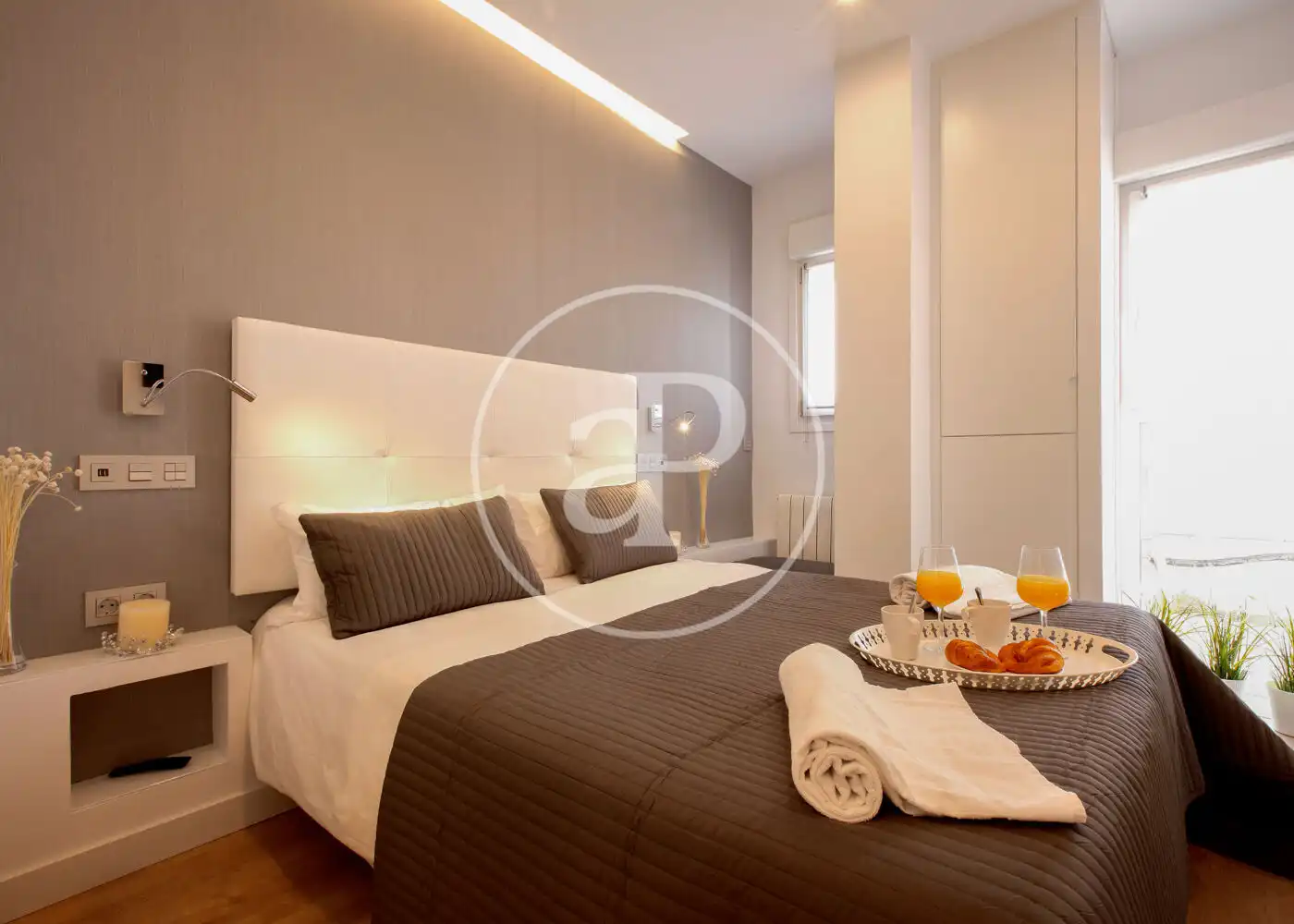 Habitación de Piso de alquiler en Madrid con Aire acondicionado, Calefacción y Amueblado