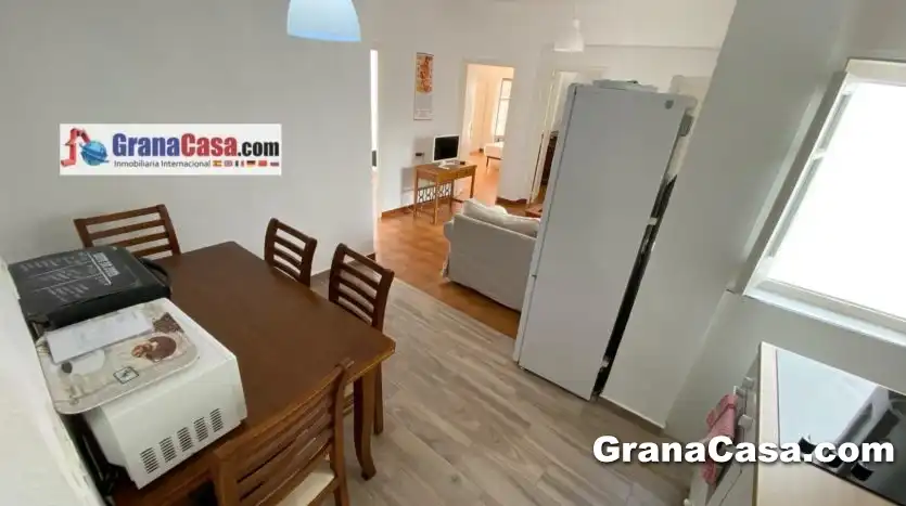 Cocina de Piso de alquiler en Granada con Terraza, Amueblado y Horno