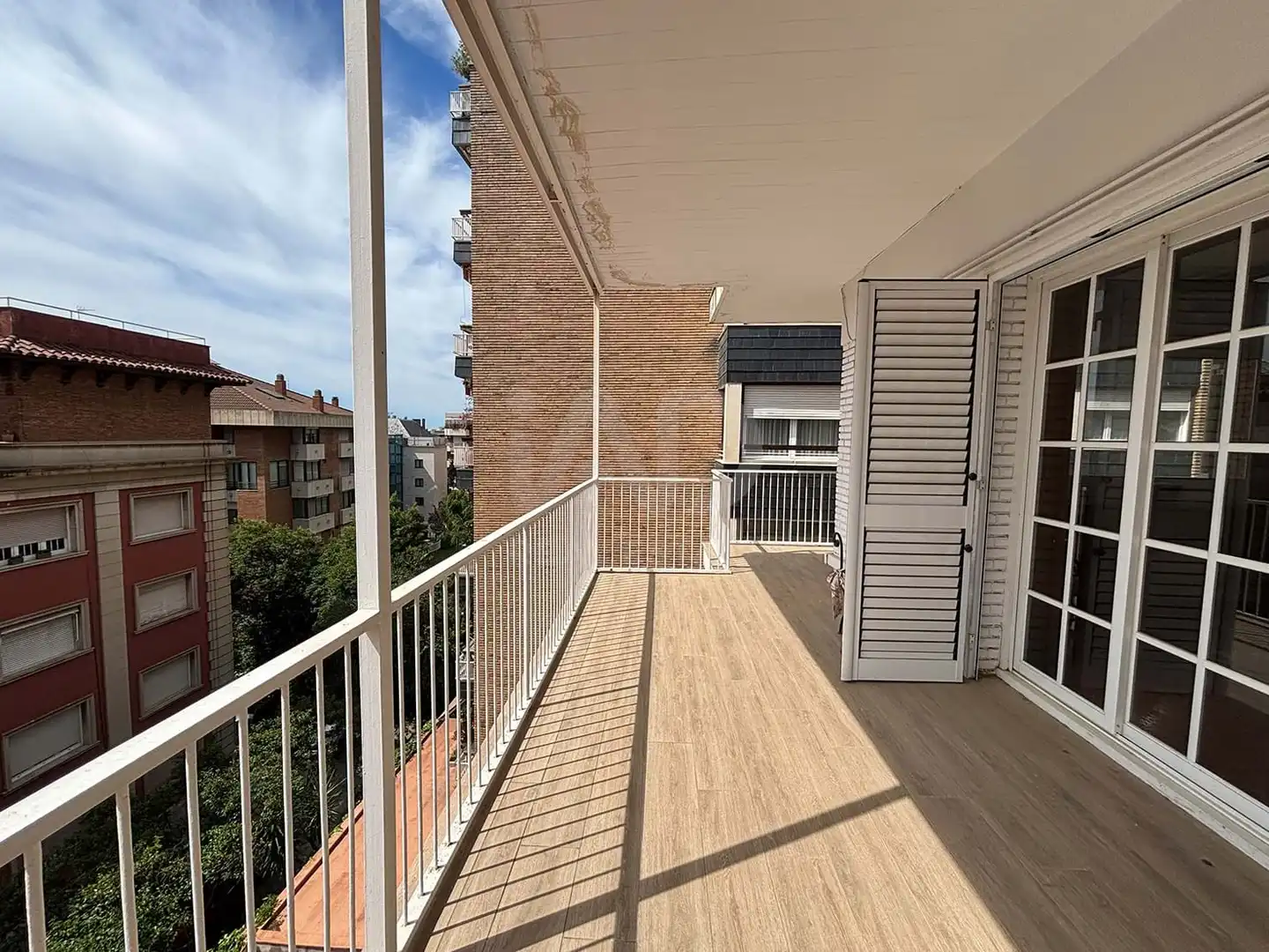 Balcony of Flat for rent in Barcelona  with Heating and Terrace