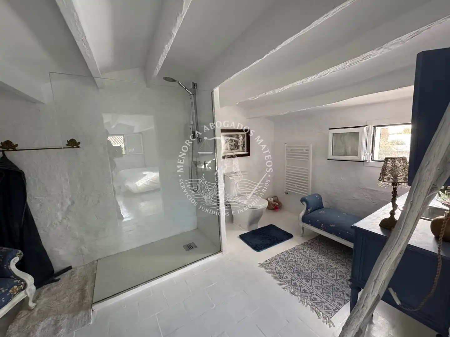 Baño de Finca rústica en venta en Maó - Mahón con Aire acondicionado, Jardín privado y Terraza