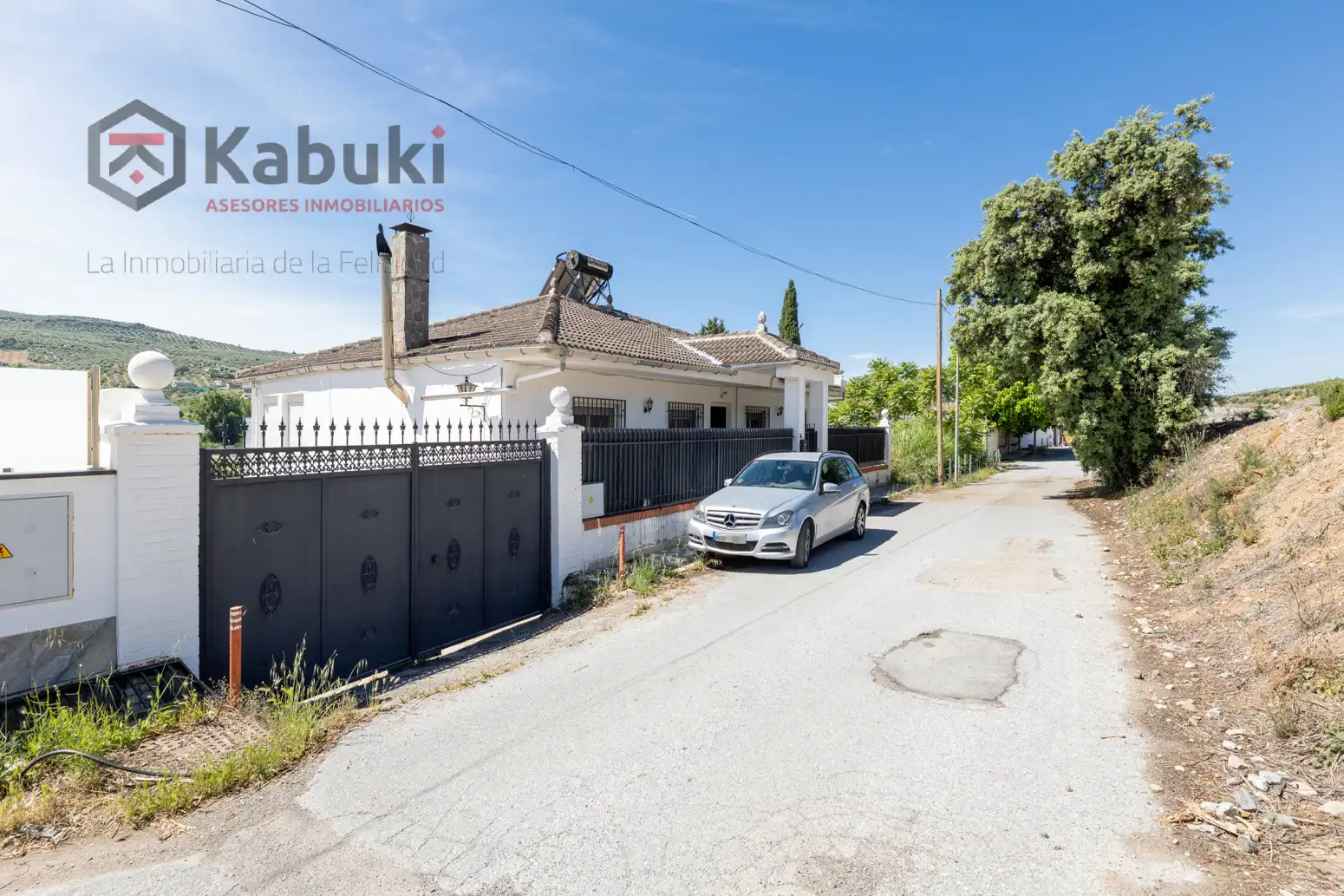 Vista exterior de Casa o chalet en venta en Deifontes con Calefacción, Jardín privado y Piscina