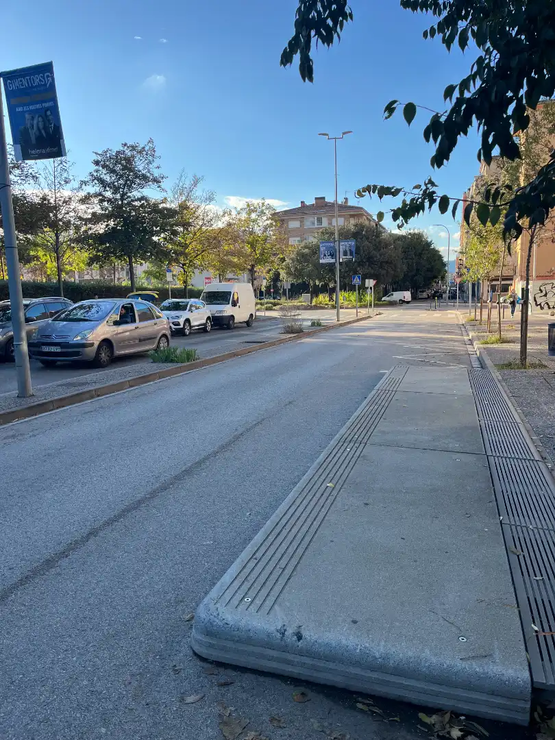 Exterior view of Garage for rent in Girona