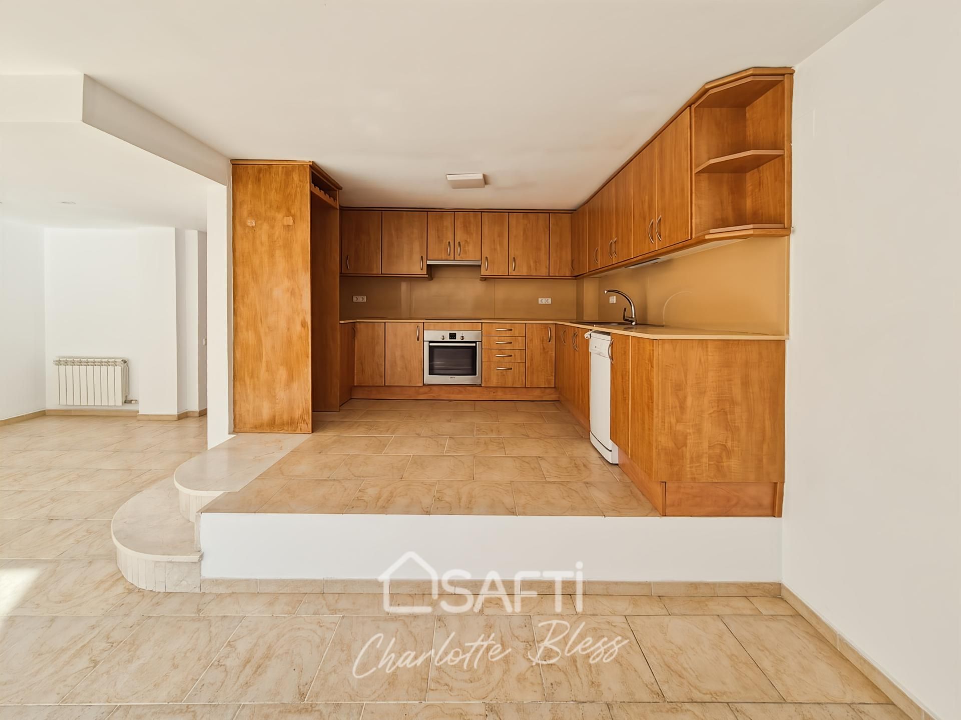 Kitchen of Flat for sale in Cubelles  with Air Conditioner, Heating and Terrace