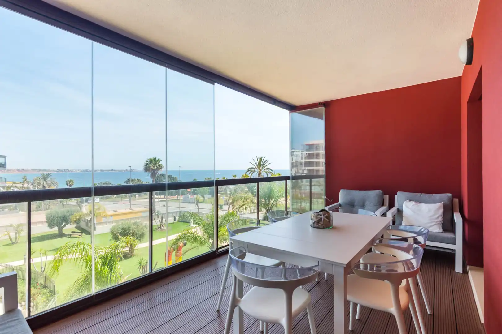 Terrace of Flat for sale in Pilar de la Horadada  with Air Conditioner, Heating and Private garden