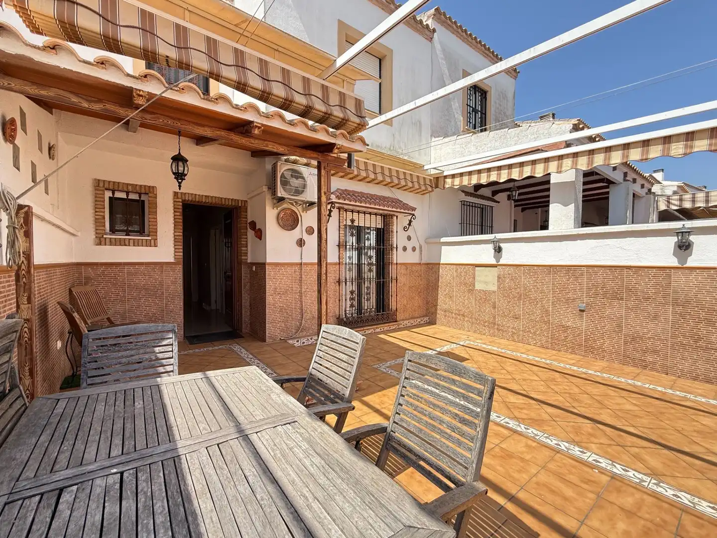 Terraza de Casa adosada en venta en Aljaraque con Trastero y Amueblado