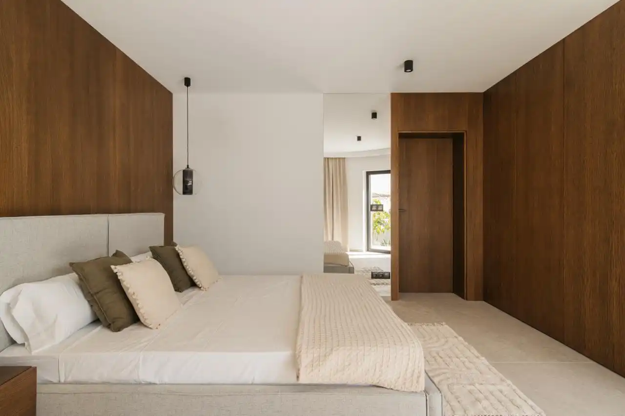 Dormitori de Casa o xalet en venda en Benitachell / El Poble Nou de Benitatxell amb Aire condicionat, Jardí privat i Traster