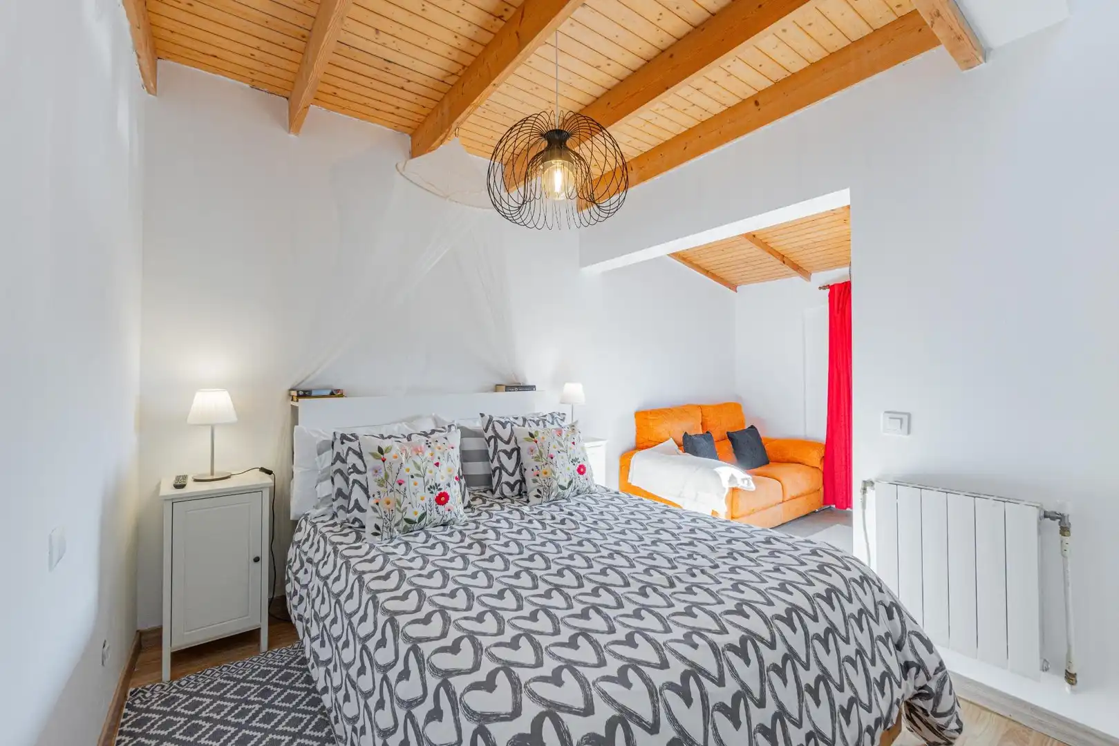 Schlafzimmer von Country house zum Verkauf in Sineu mit Klimaanlage, Heizung und Privatgarten