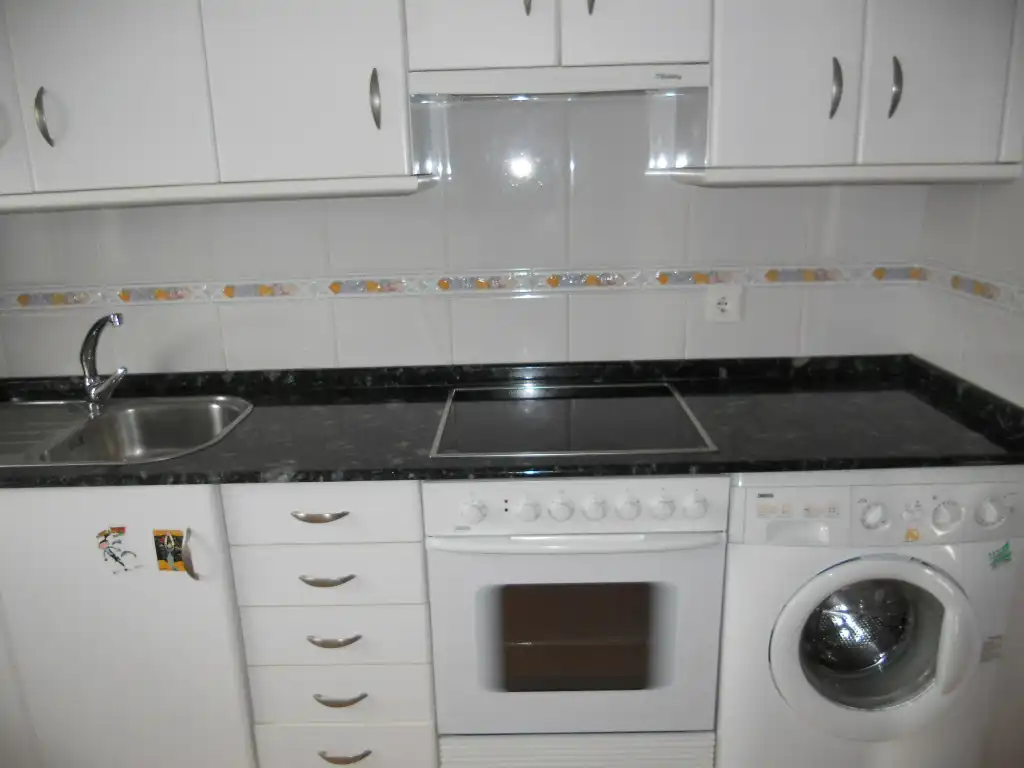 Cocina de Piso de alquiler en Santiago de Compostela  con Calefacción, Trastero y Horno