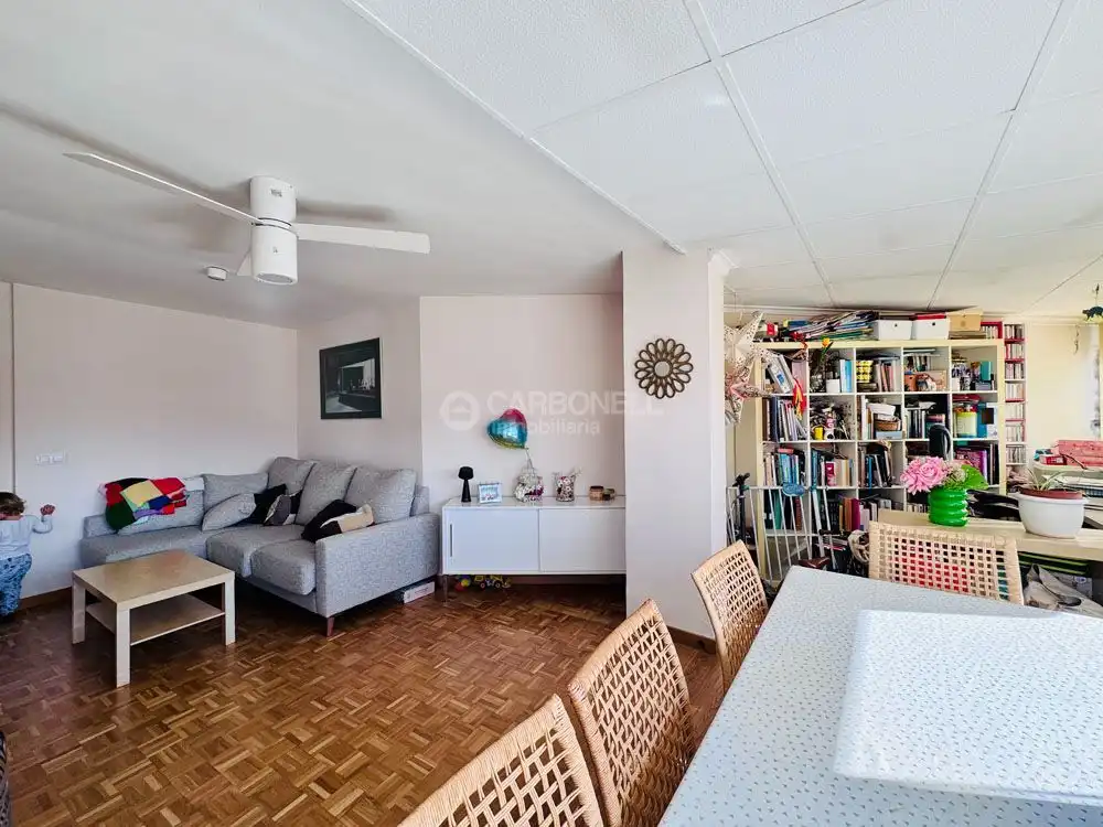 Sala d'estar de Àtic en venda en Alcoy / Alcoi amb Calefacció i Terrassa