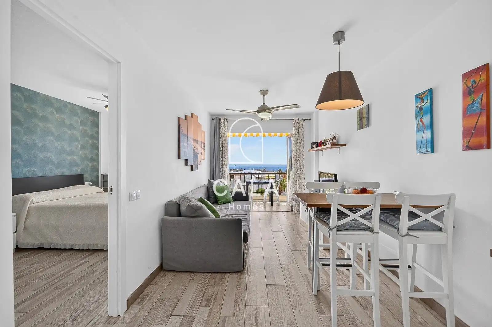 Sala d'estar de Pis en venda en Arona amb Terrassa, Piscina i Forn