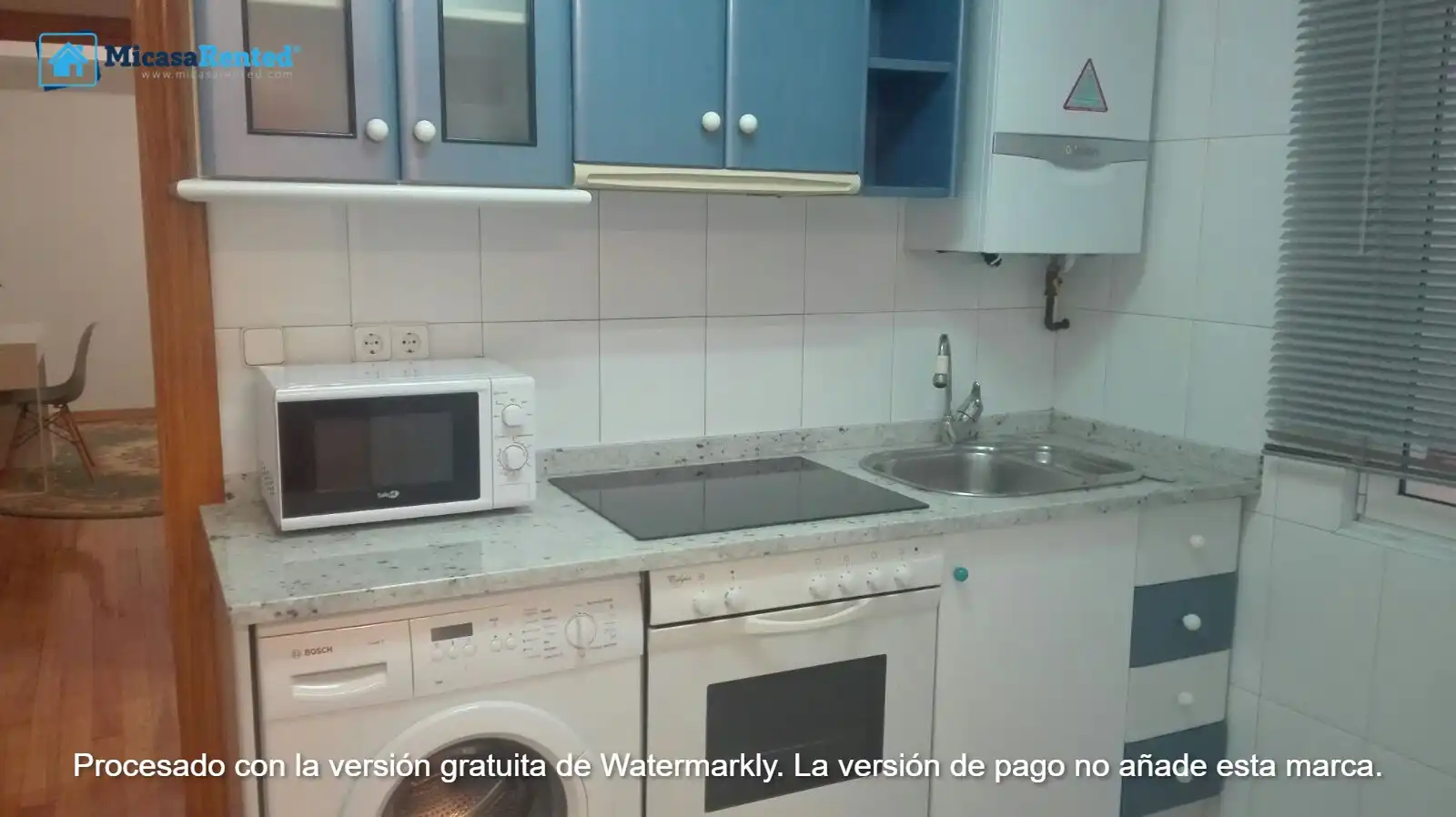 Cocina de Piso de alquiler en Santander con Calefacción, Terraza y Amueblado