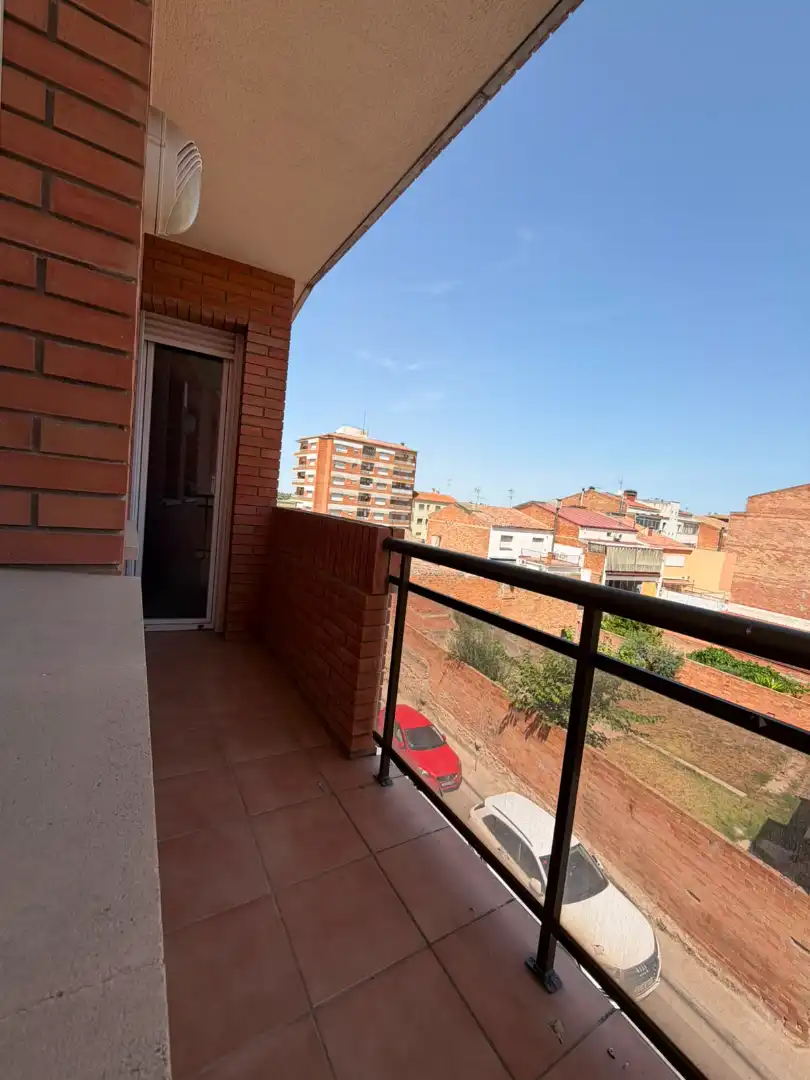 Balcony of Flat for sale in Bellpuig  with Air Conditioner, Heating and Parquet flooring