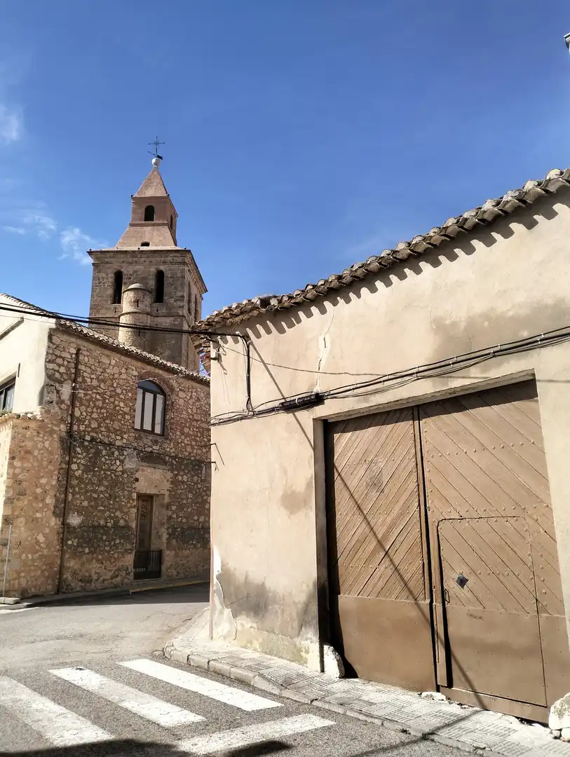 Exterior view of Houses for sale in El Bonillo  with Private garden and Storage room