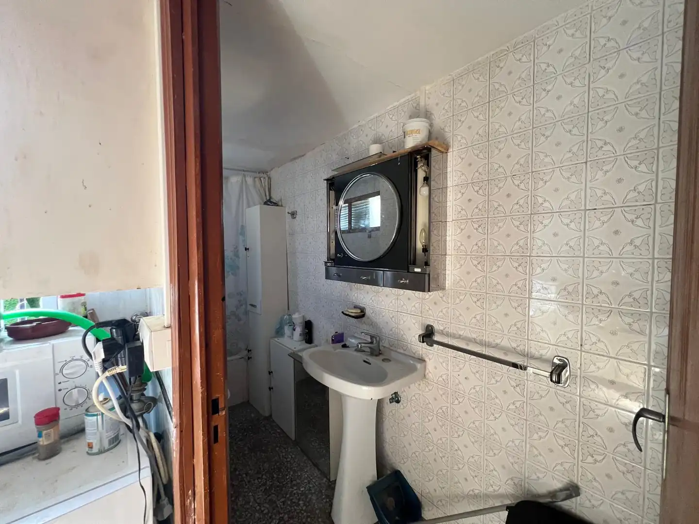 Baño de Finca rústica en venta en Orbita con Parquet, Trastero y Amueblado