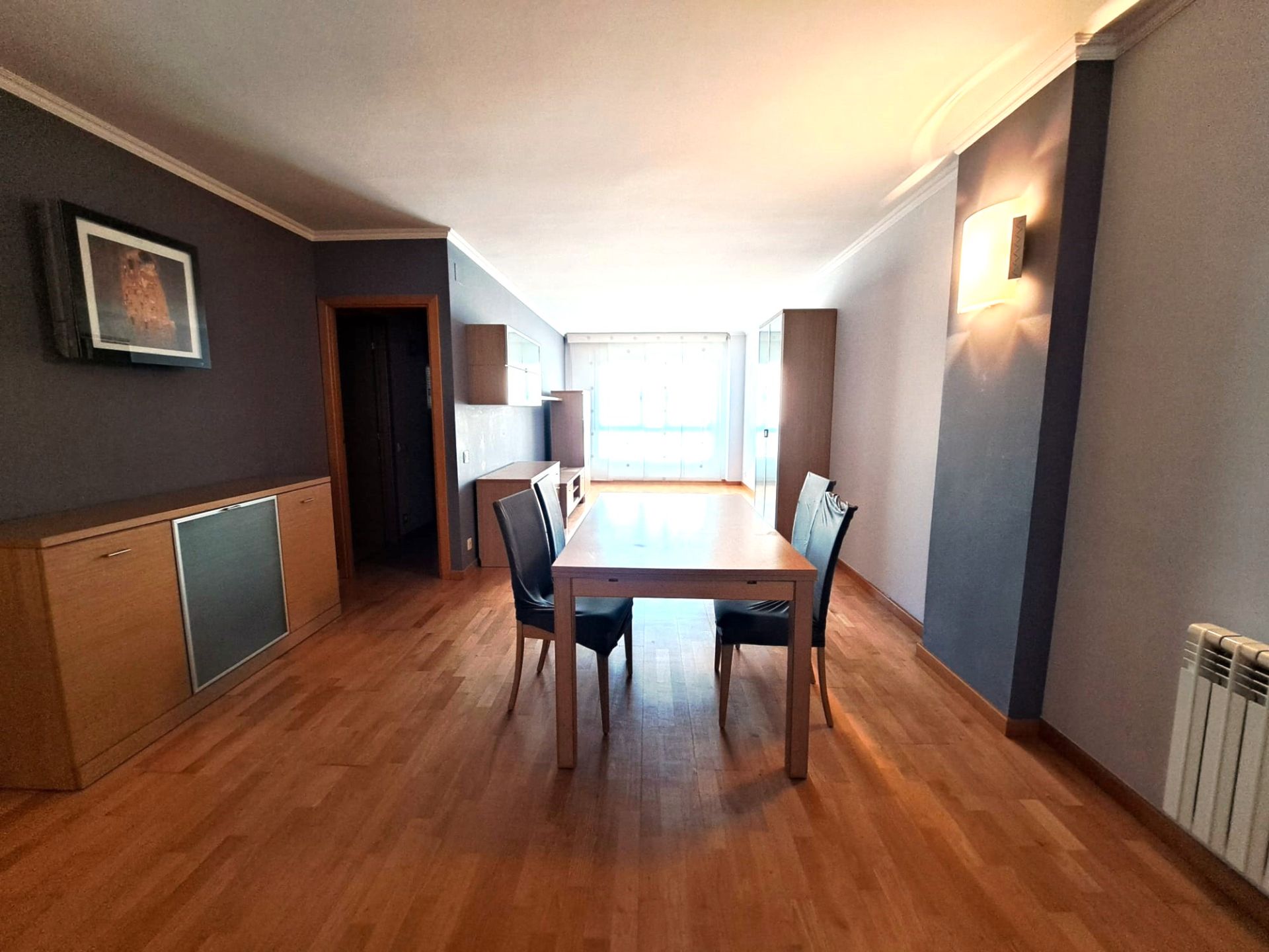 Menjador de Àtic de lloguer en Mataró amb Calefacció, Parquet i Terrassa