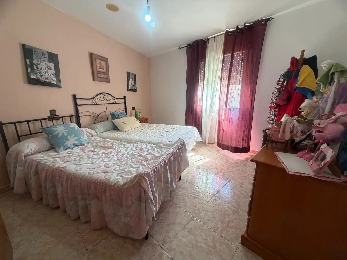 Bedroom of Flat for sale in Águilas  with Air Conditioner, Terrace and Furnished